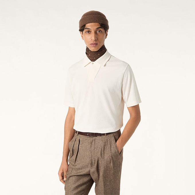 loro piana pietro short sleeve polo shirt